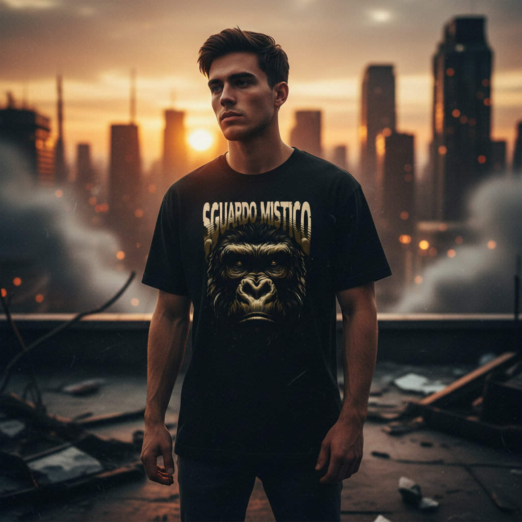 T-Shirt Unisex Scimmia Mistica – Energia Primordiale