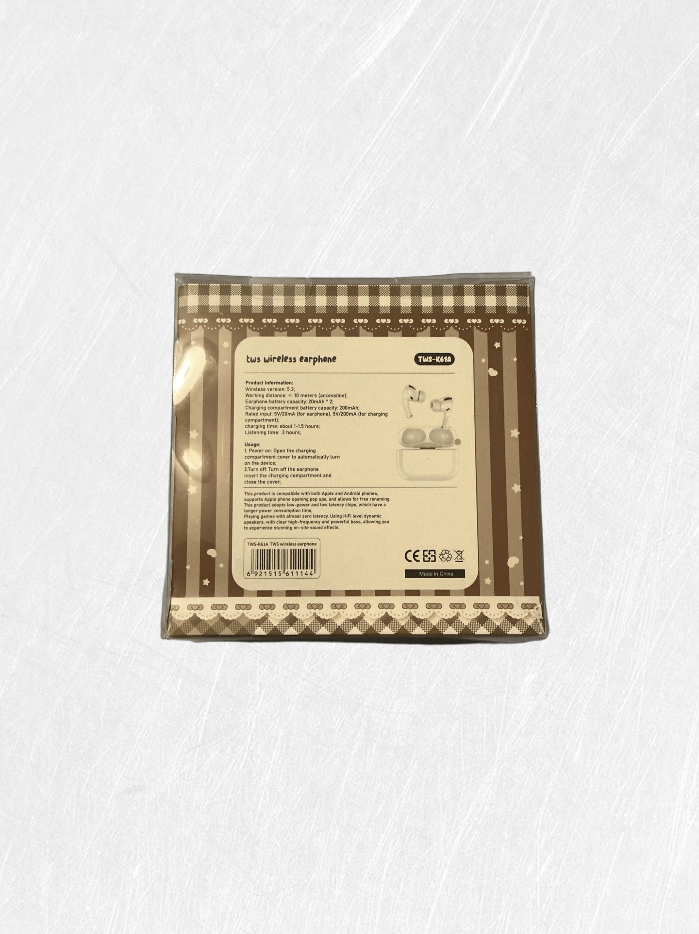 Cute Capybara Wirelessearbud