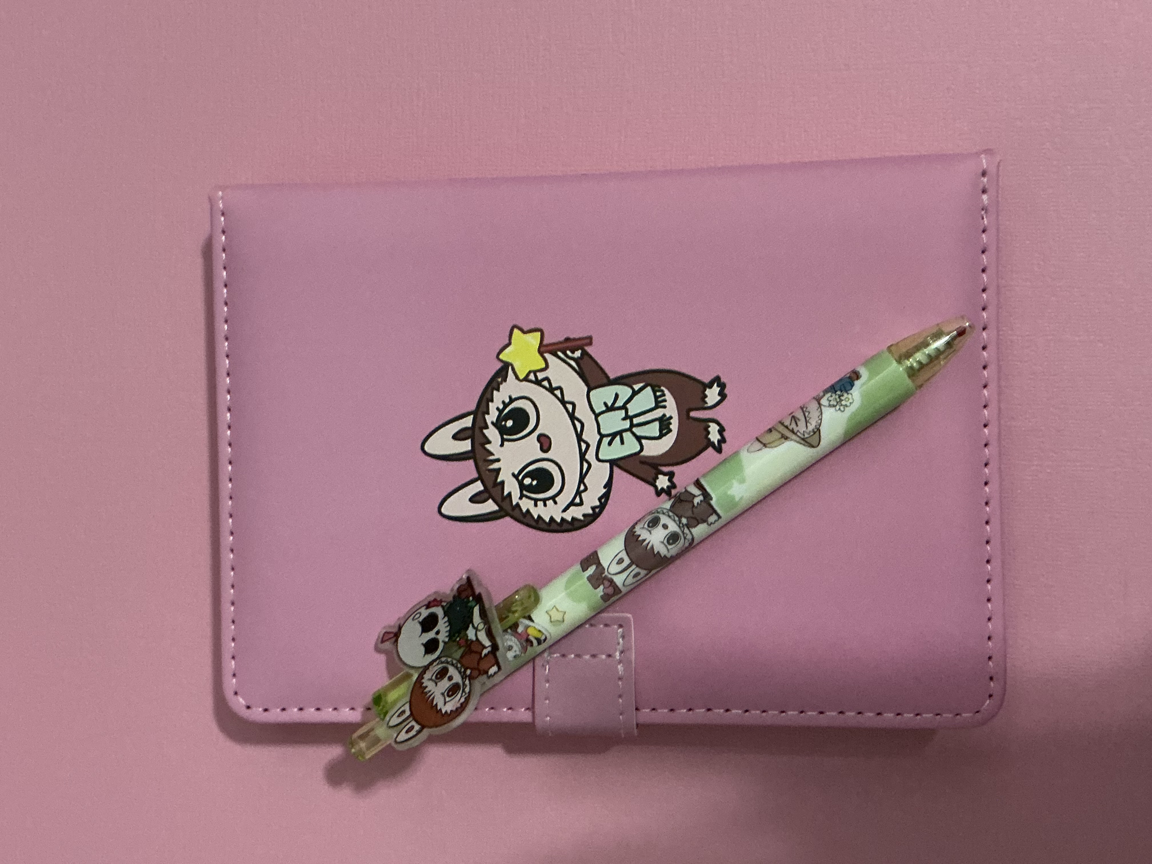 Kawaii Monster Character Notebook and Pen Set