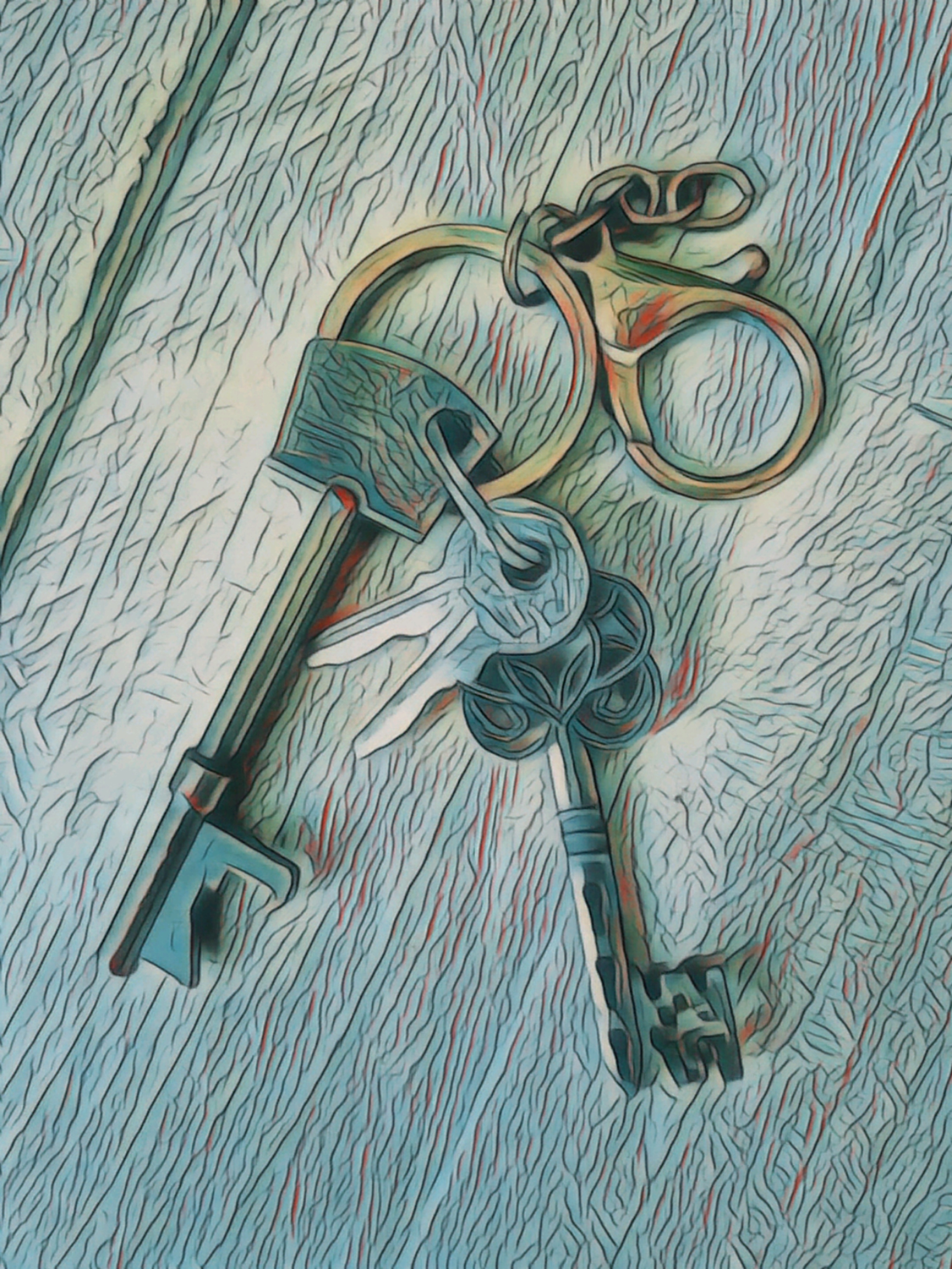 Krypto-Key Set / 2 - 128 bits / CS Open