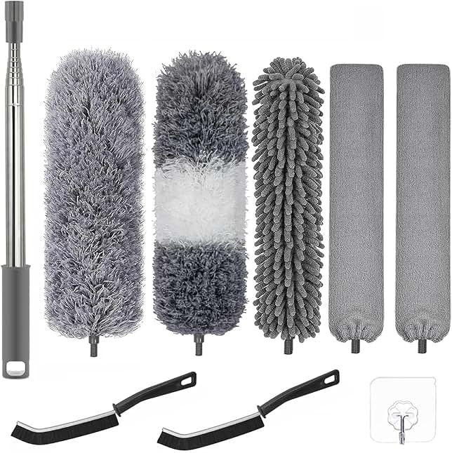 Telescopic Microfiber Duster Set
