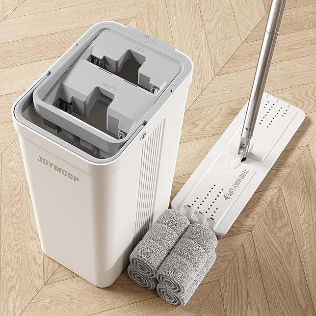 Flat Mop and Bucket Set