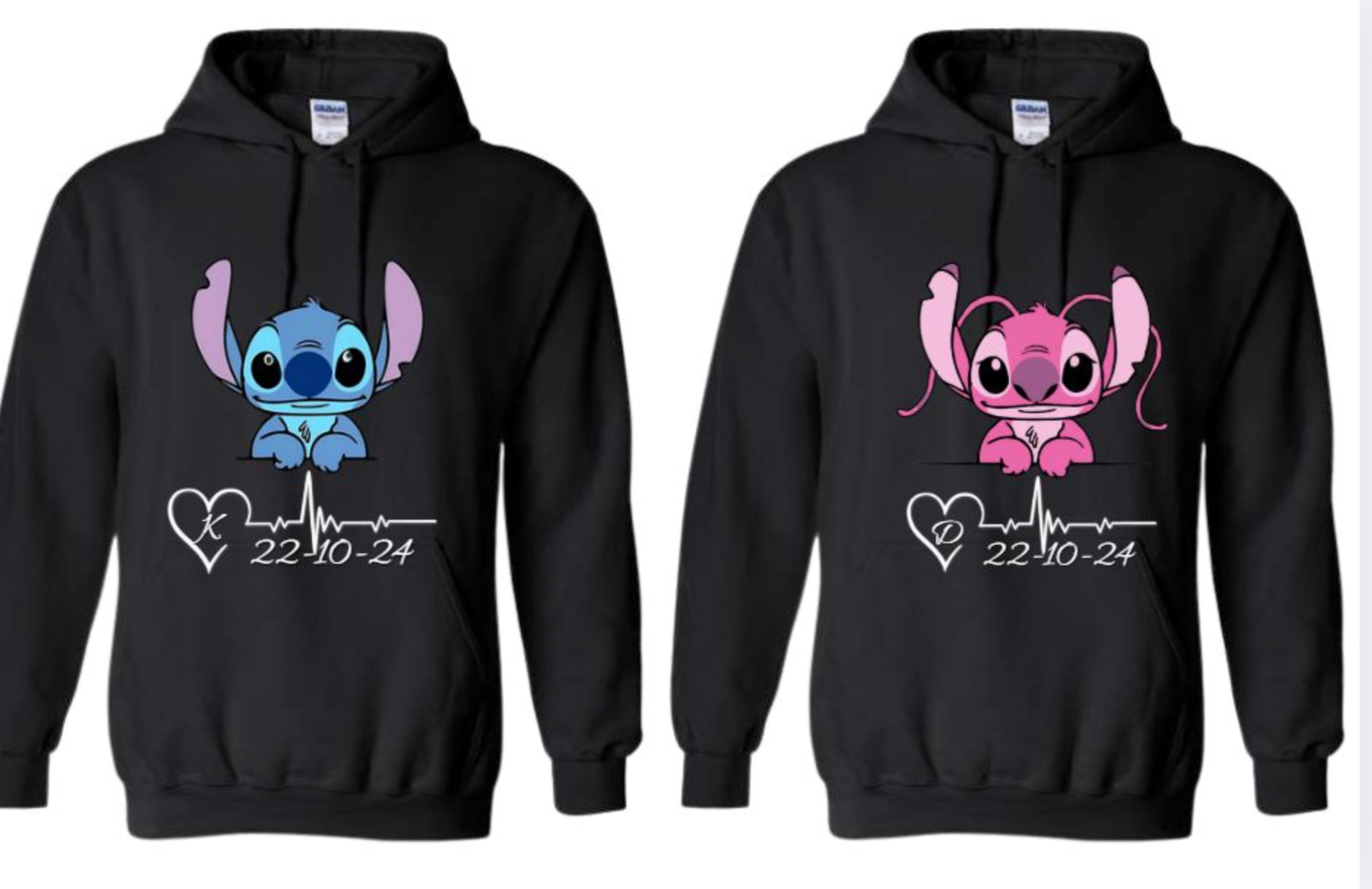 Couple Stitch Hoodies