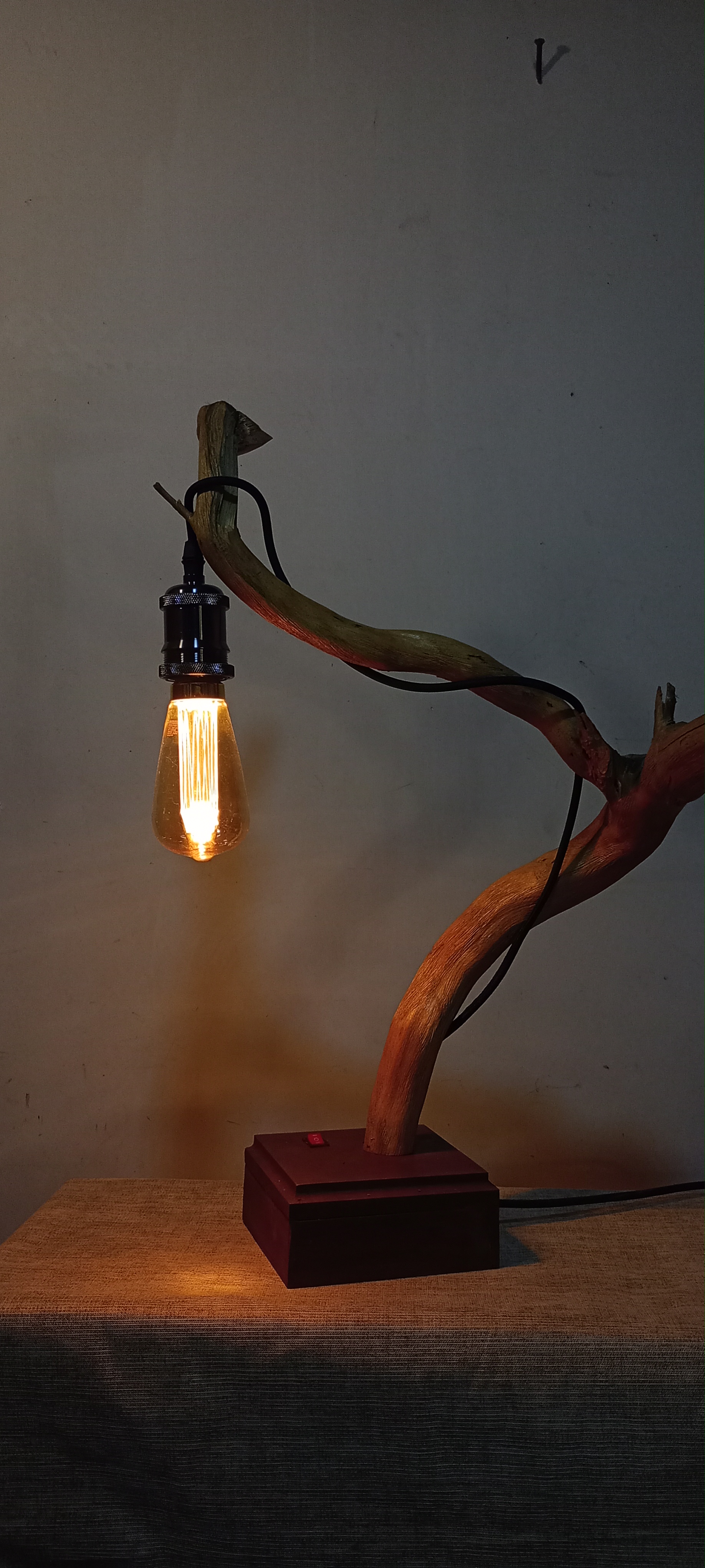 Lampara de mesa vintage