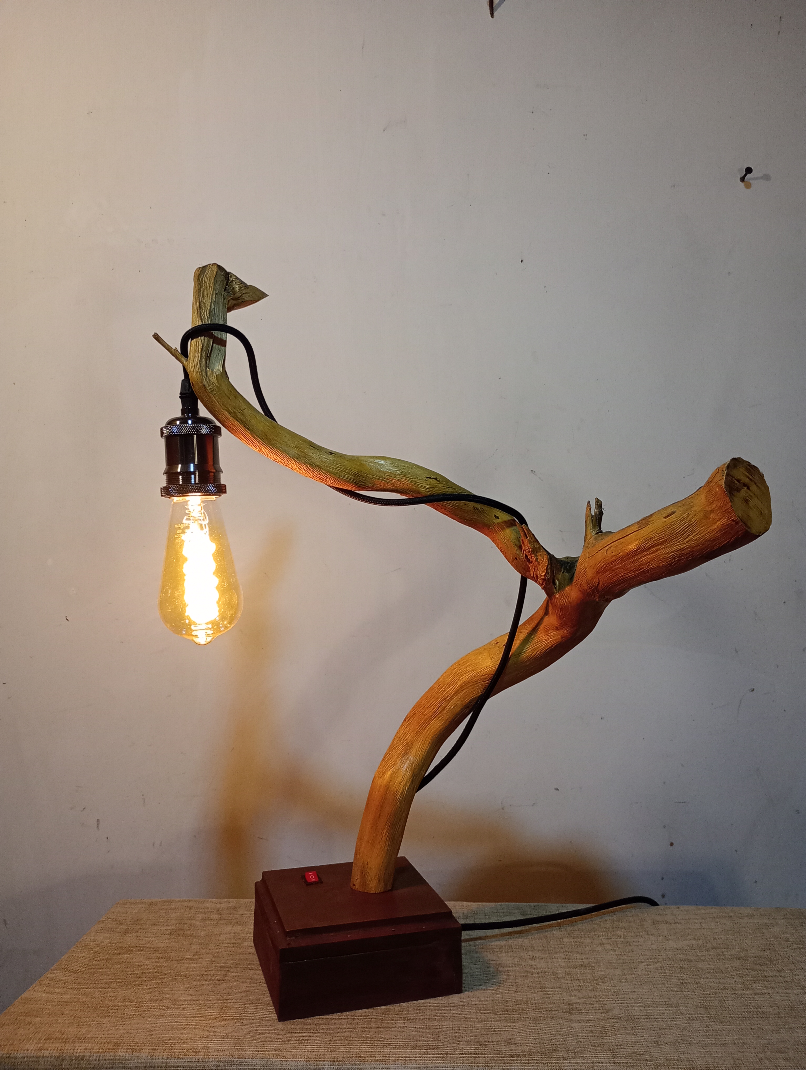 Lampara de mesa vintage