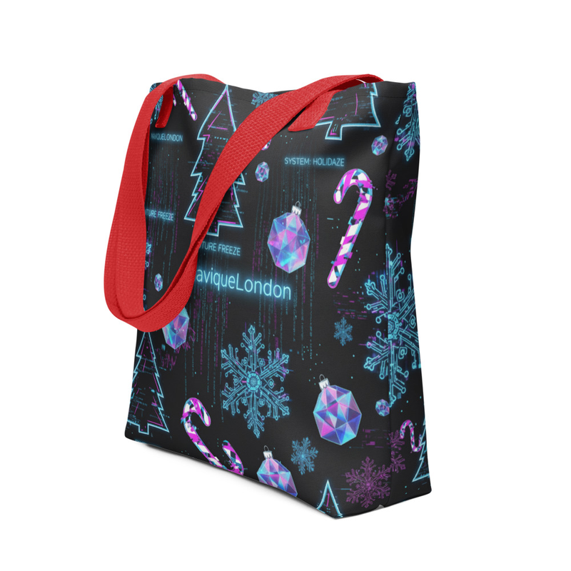 Holiday Print Tote Bag