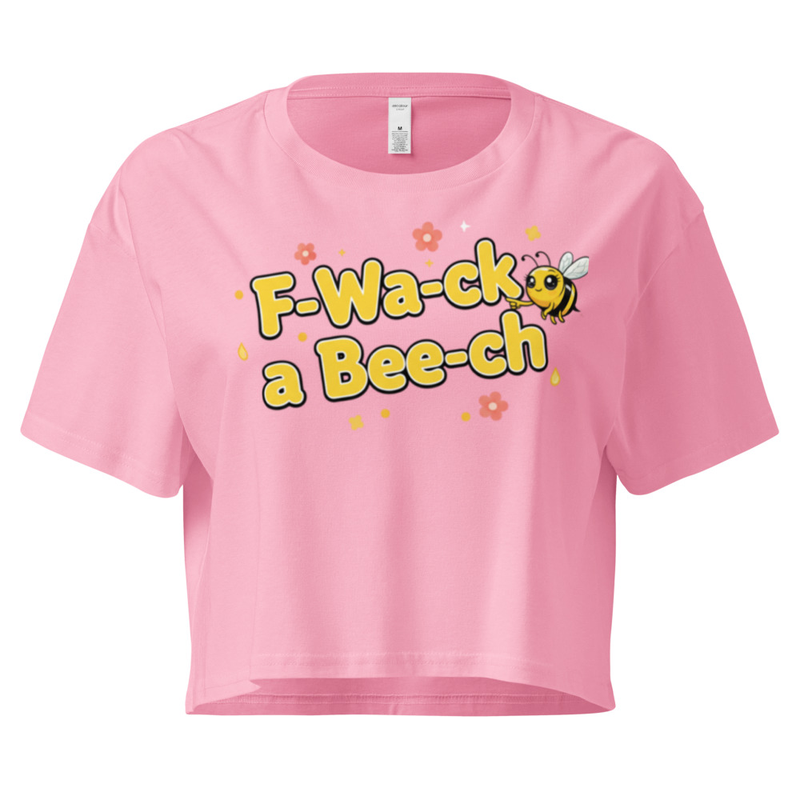 Fwack a bee ch Women’s crop top