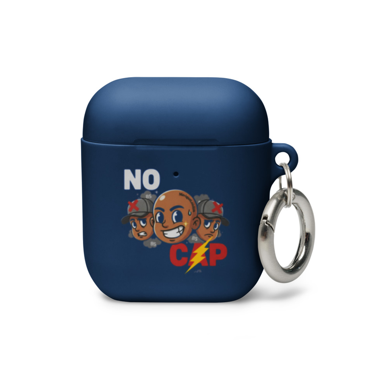 Blue Cartoon AirPods Case