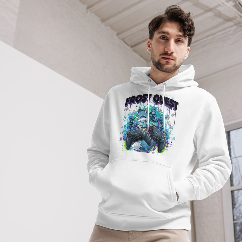 Frost quest Unisex essential eco hoodie