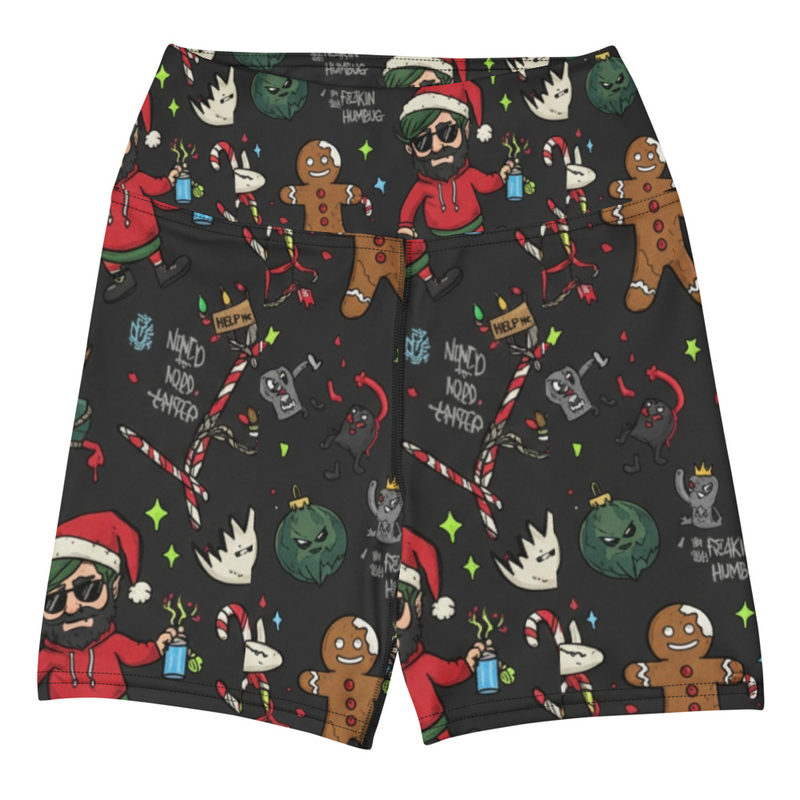 Bad Santa Yoga Shorts