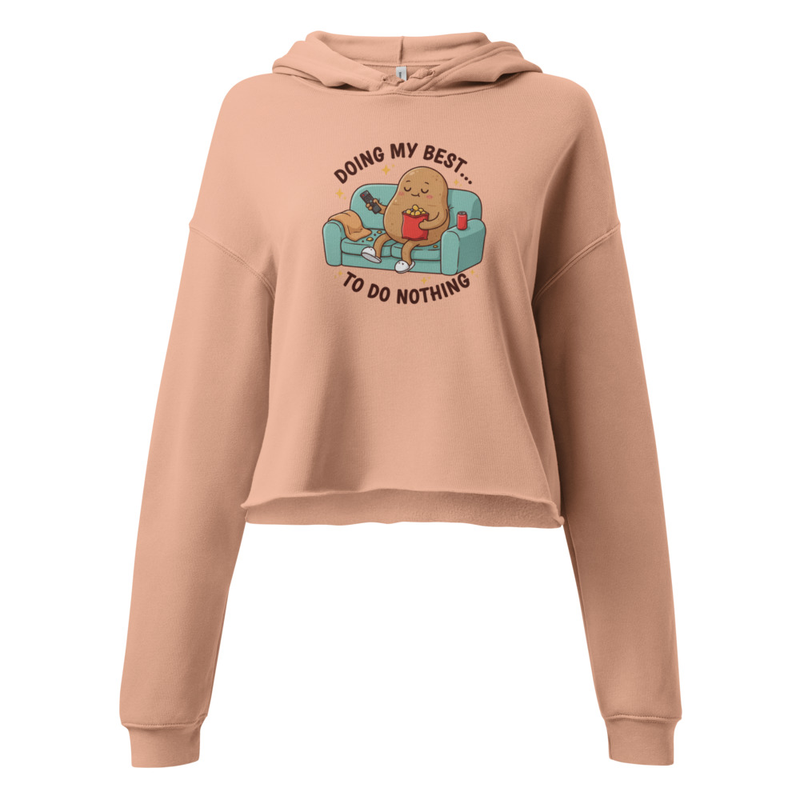 Couch Potato Crop Hoodie