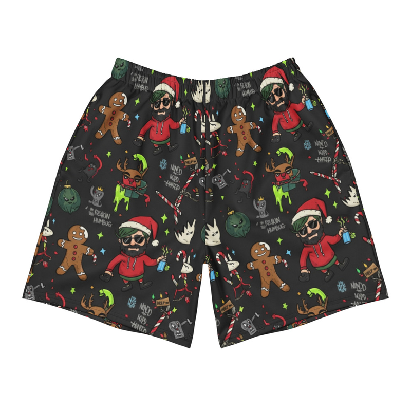 Bad Santa Unisex Athletic Long Shorts