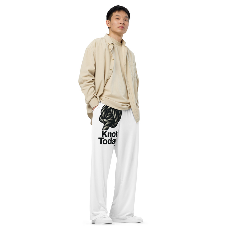 Not today All-over print unisex wide-leg pants