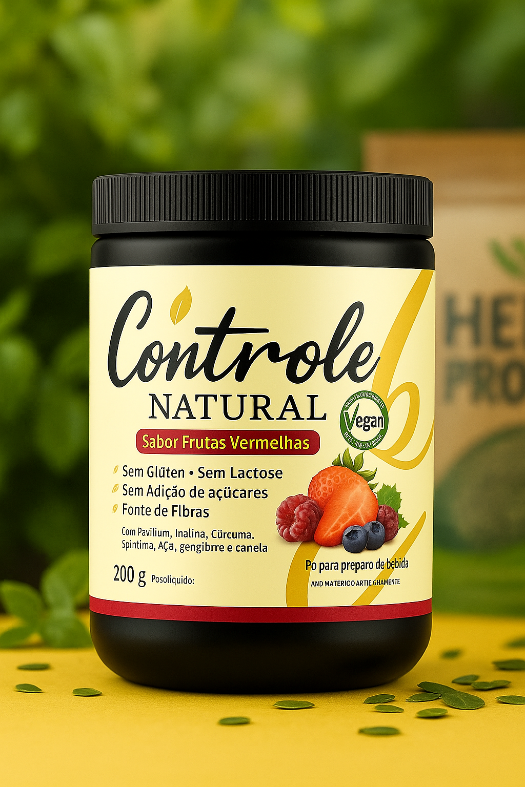 Controle Natural Sabor Frutas Vermelhas