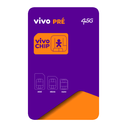Vivo Chip Pré 4G - com crédito