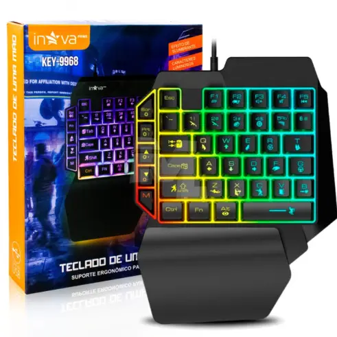 Teclado de uma mão Inova KEY-9968