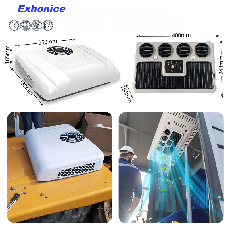 24V Truck Air Conditioner Rv 12v Camper air Conditioning Roof Top AC Parking 24v Caravan air Conditioner air Conditioners for Trucks