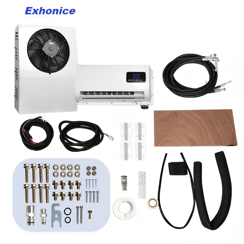 Universal Automotive Air Conditioning Iron Shell 12v 24v Mini Car Truck Air Conditioner for Rv