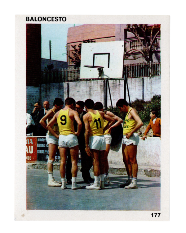 1968 Contamos Contigo #177 Baloncesto (Spanish Basketball Card)