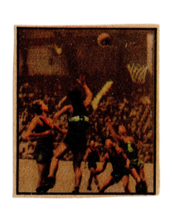 1951 Albosport Editrice Didasco Pallacanestro (Basketball) Card #625 Korea vs Czechoslovakia