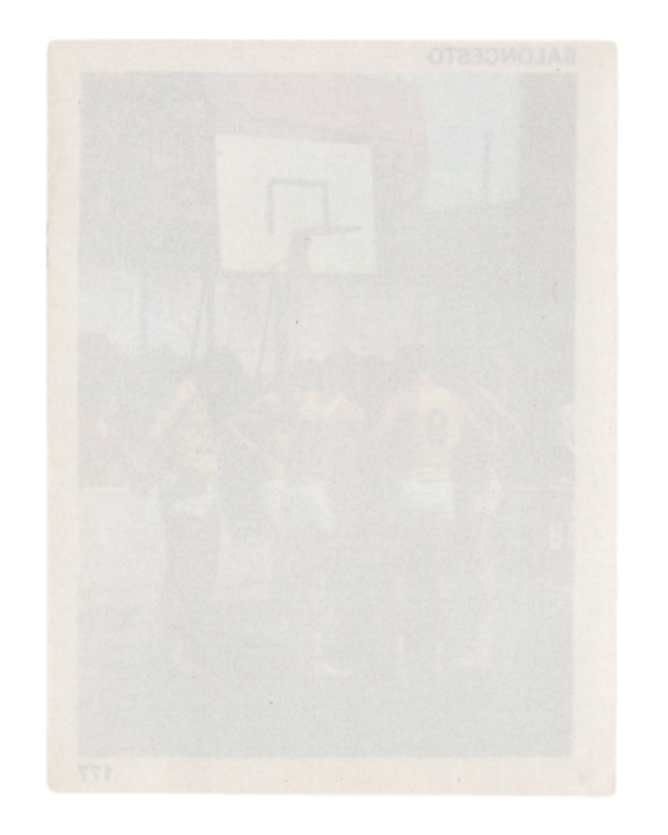 1968 Contamos Contigo #177 Baloncesto (Spanish Basketball Card)