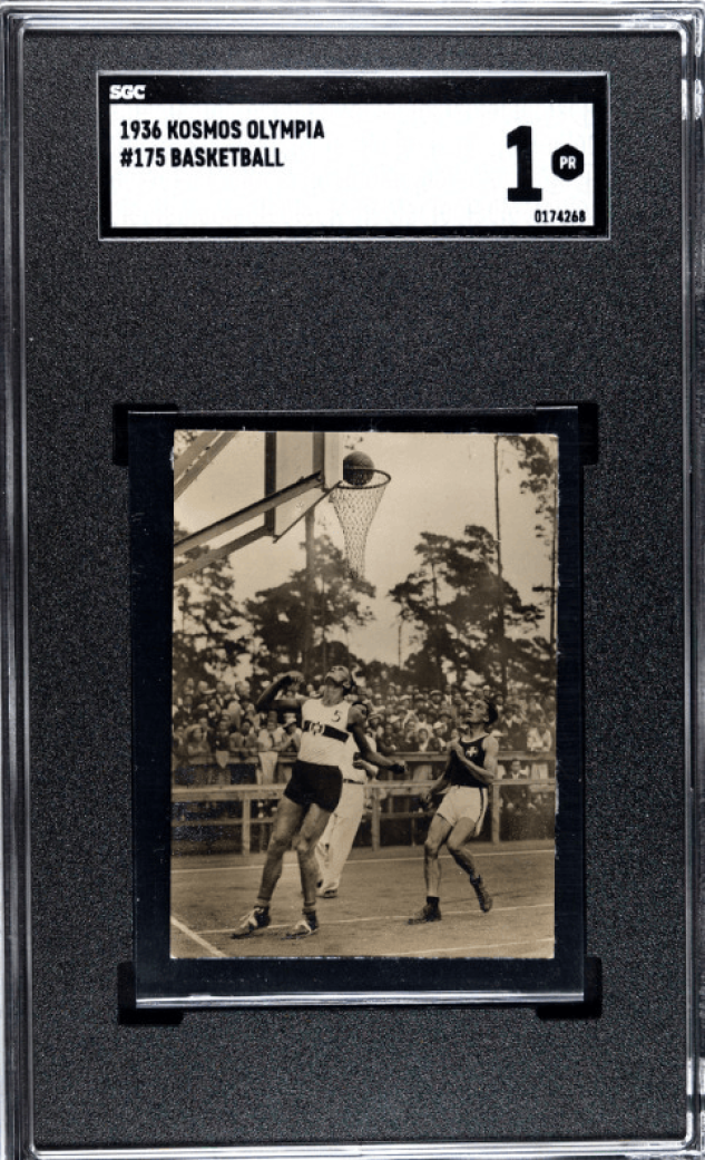 1936 Kosmos Olympia #175 Basketball Card (Germany)