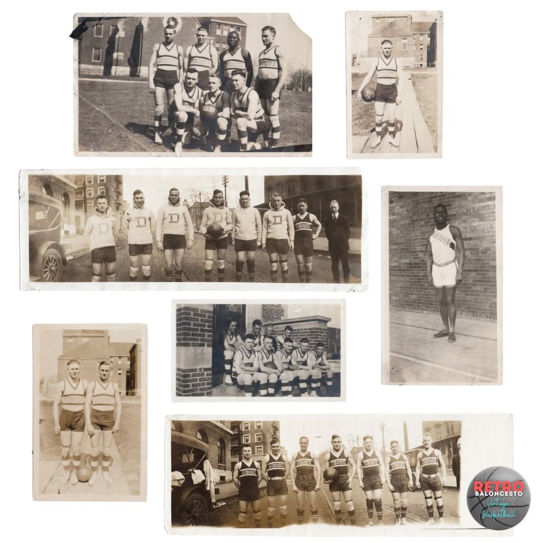 Original Photographs Lot of the University of Dubuque Basketball Team Circa 1918-19