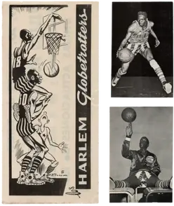 Circa 1970 Harlem Globetrotters advertising flyers/leaflets from Spain
