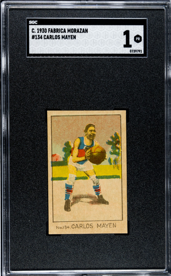 1930 Fabrica Morazan #134 Carlos Mayen Basketball Card