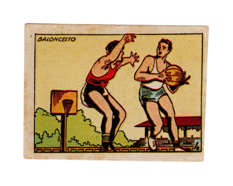 1939 El Gato Negro, Cromos Culturas, Album Tercero Baloncesto Card #4