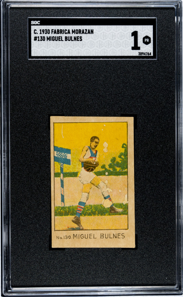 1930 Fabrica Morazan #130 Miguel Bulnes Basketball Card