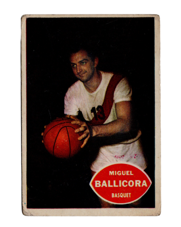 1965 Crack Golazo Tarjetones #128 Miguel Ballicora (Argentina)