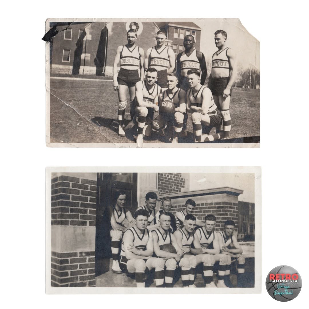 Original Photographs Lot of the University of Dubuque Basketball Team Circa 1918-19