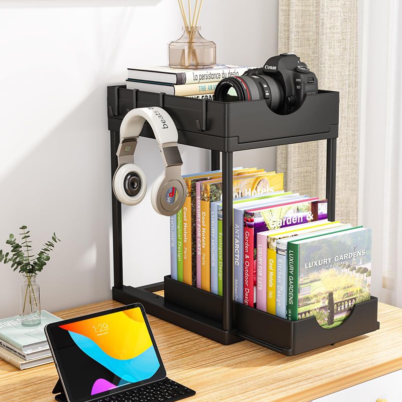 Under Shelf Storage Organizer – Metal Cabinet & Countertop Rack