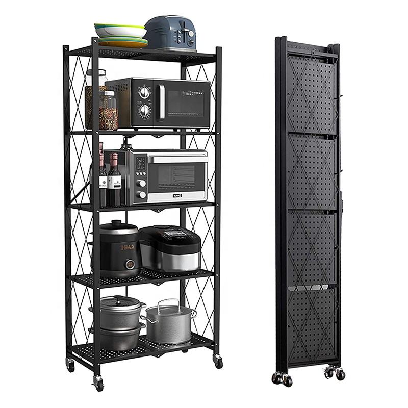 Metal Storage Shelving Rack – 4 Tier Heavy Duty Organizer for Kitchen, Garage & Pantry