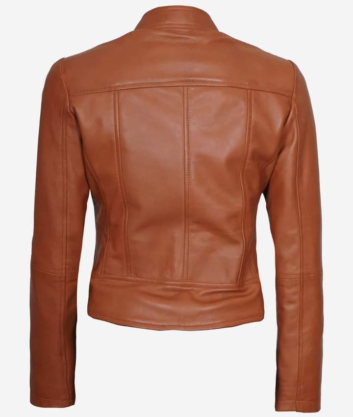 Women's Brown Leather Jacket
