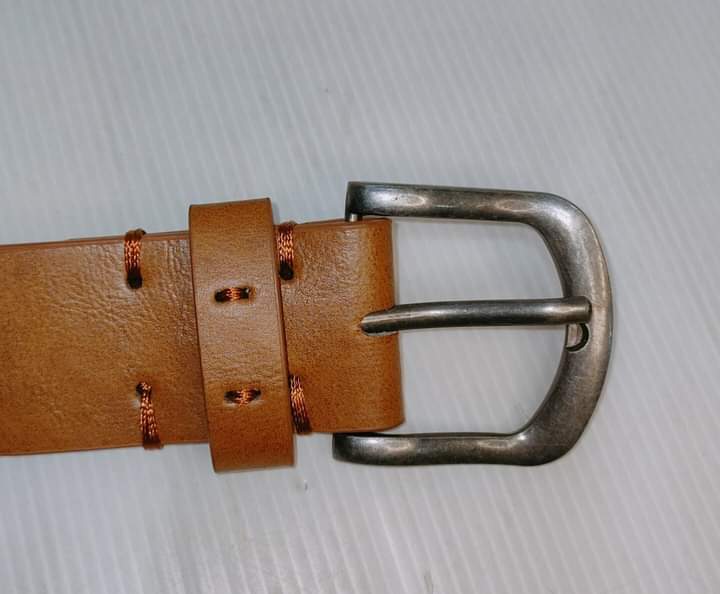 Classic Brown Leather Belt