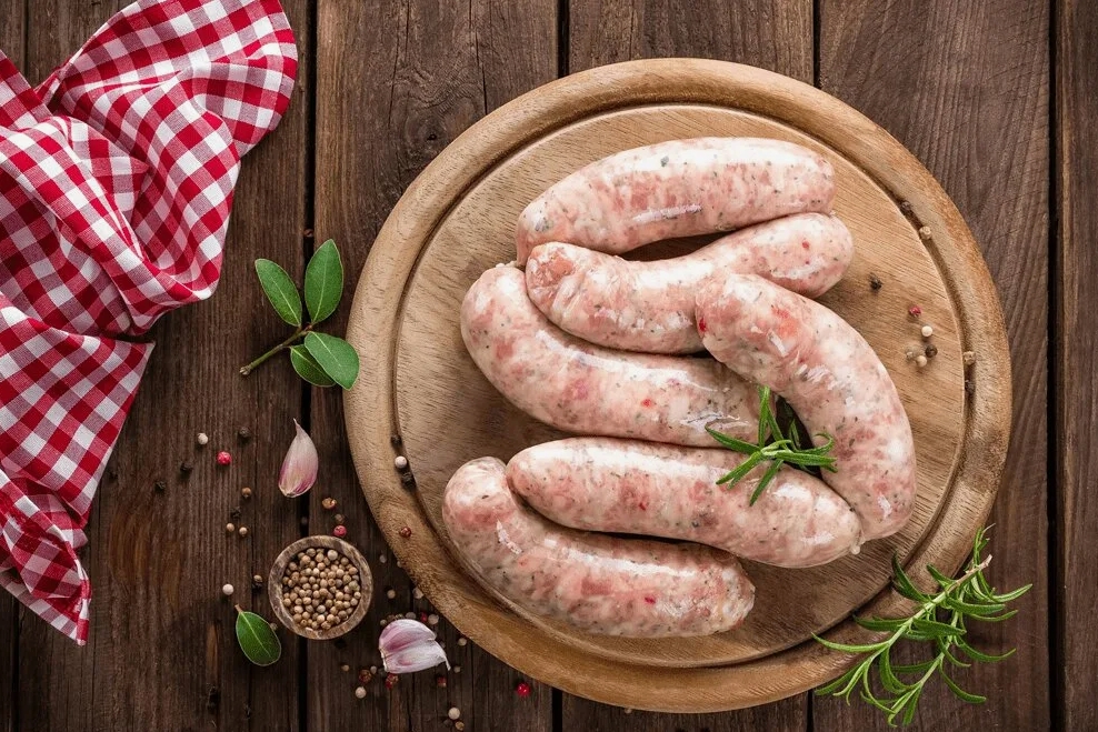 野餐香肠(猪肉+鸡肉)Picnic sausage BBQ (pork + chicken) 500g (6pcs)
