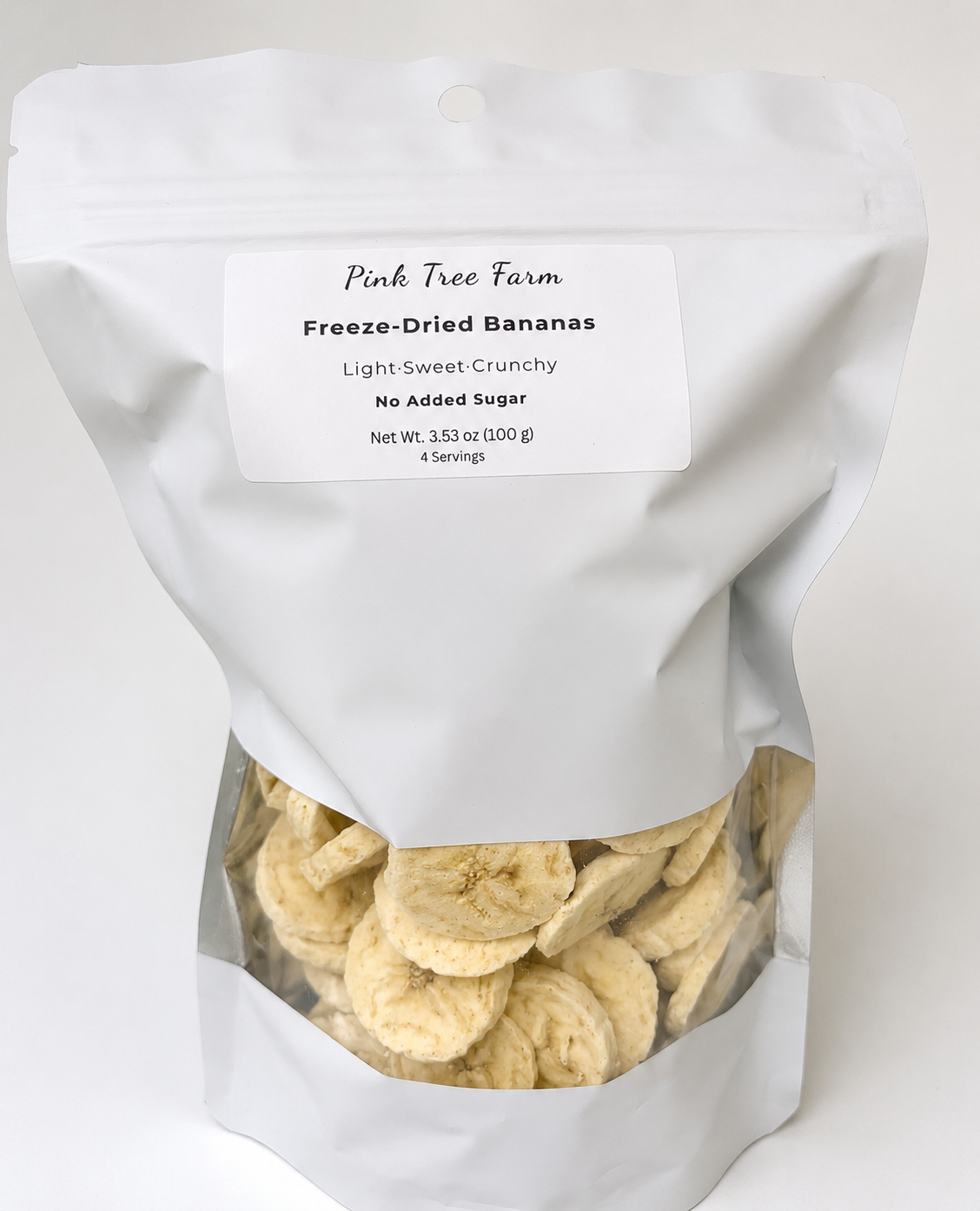 Freeze-Dried Bananas