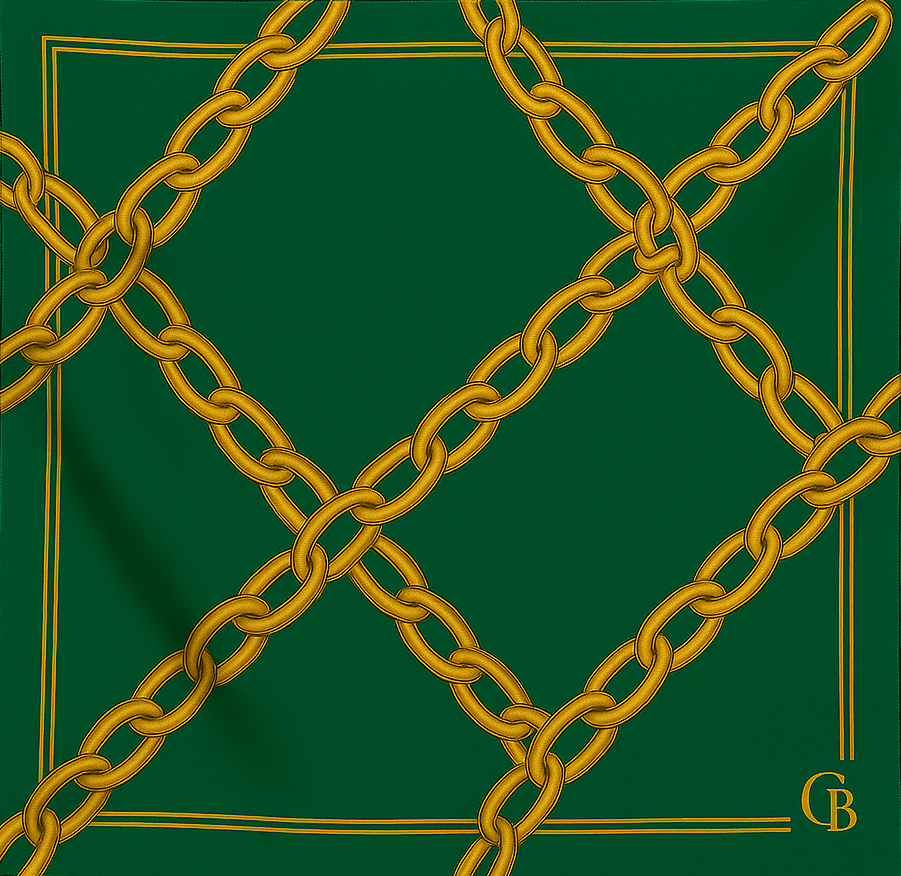 Foulard con catene dorate   GB3871803