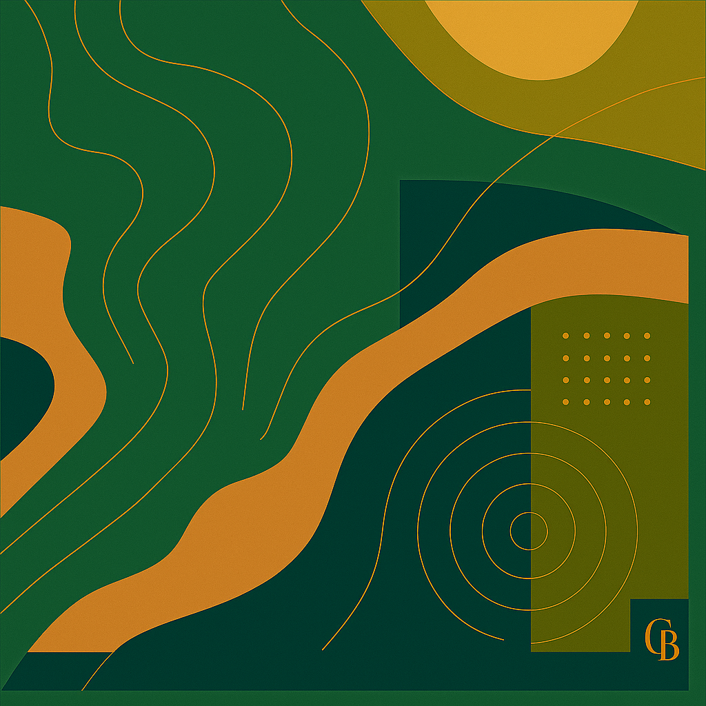 Modern Abstract Geometric Art Print