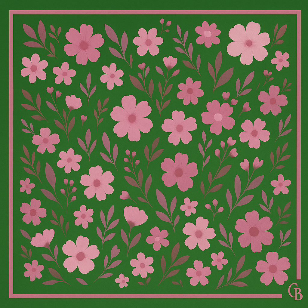 Floral Pattern Decorative Scarf GB3872015