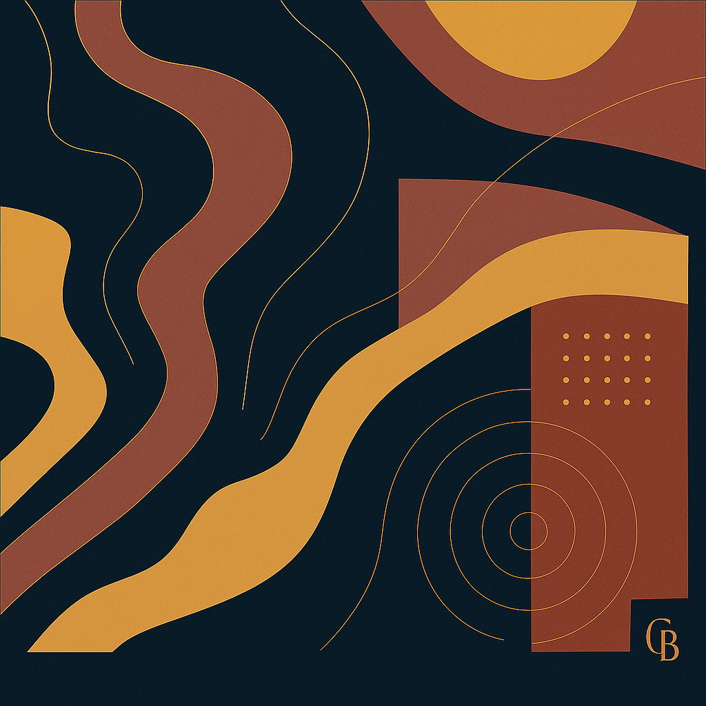 Modern Abstract Geometric Art Print