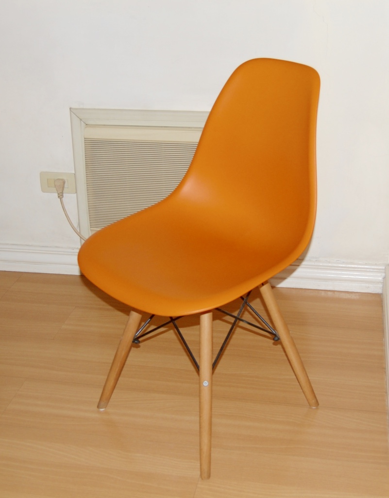 Modern Orange Accent Chair