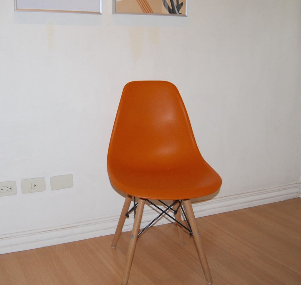 Modern Orange Accent Chair