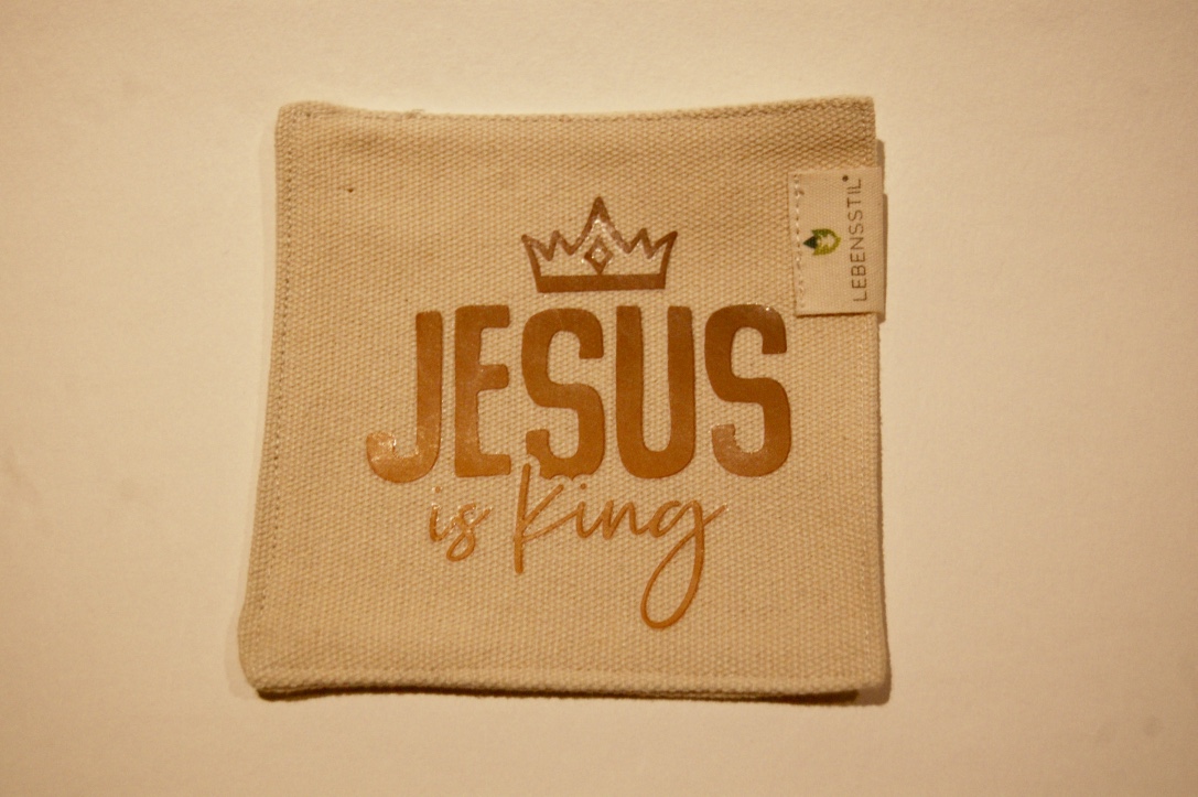 Inspirational God-themed Fabric Coaster