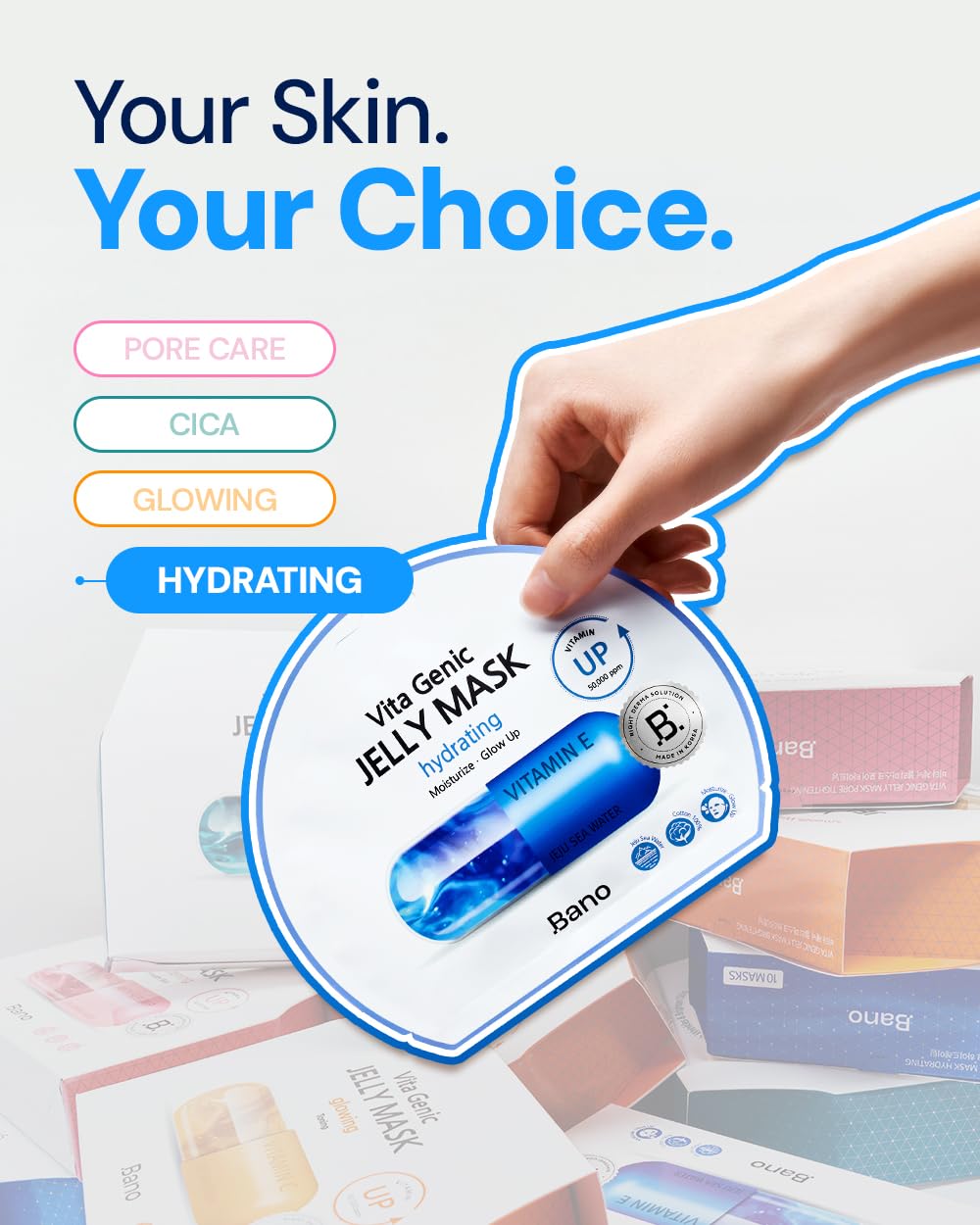 Vita Genic Jelly Face Hydrating Mask 10EA