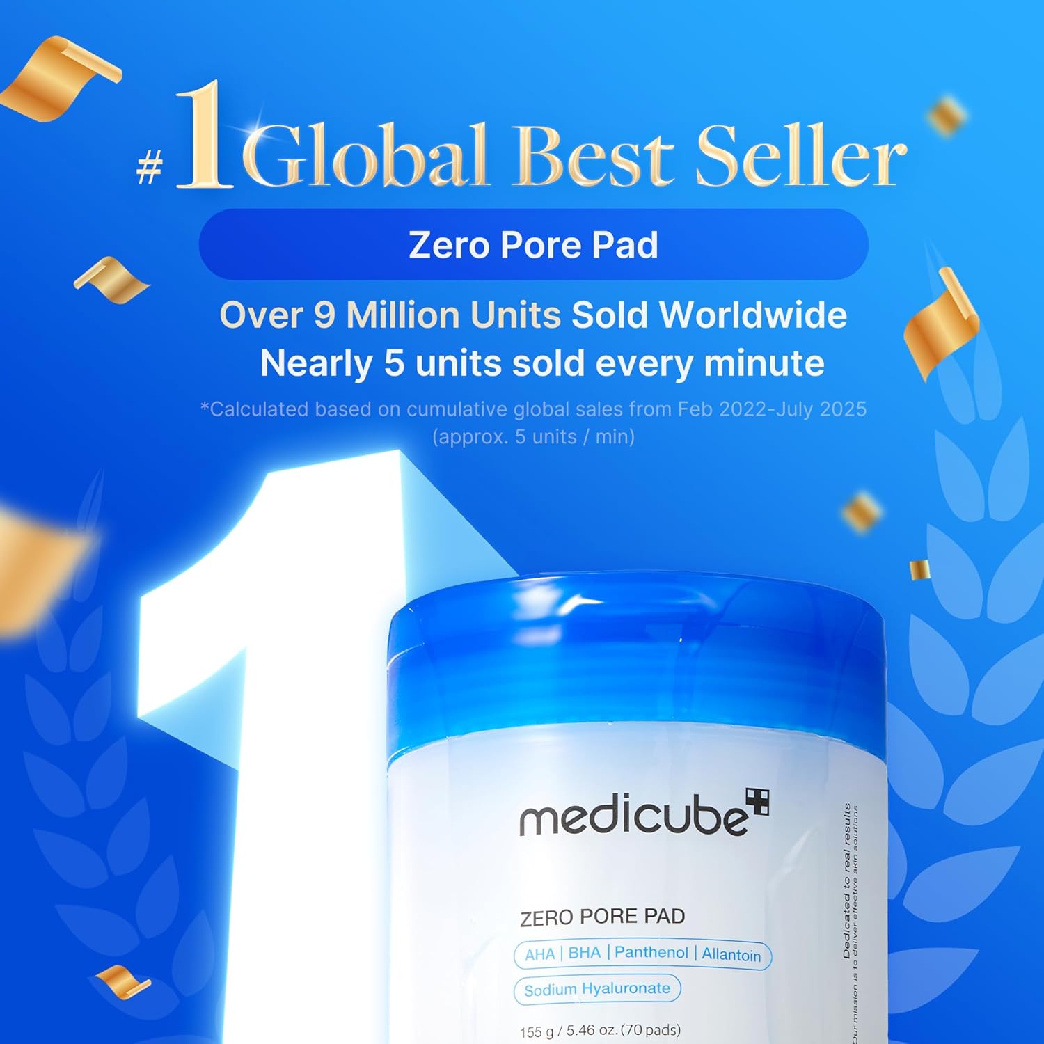 Medicube Zero Pore Pads 2.0, Dual-Textured Facial Toner Pads for Exfoliation and Pore Care