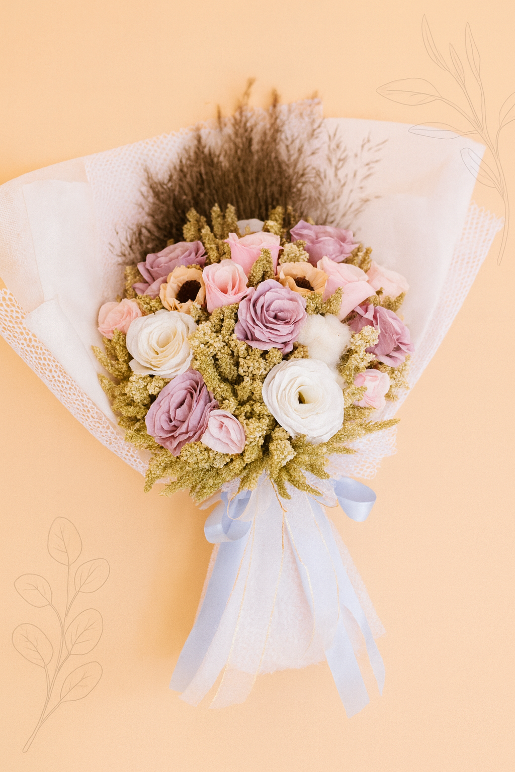 Dried Flower Hand Bouquet