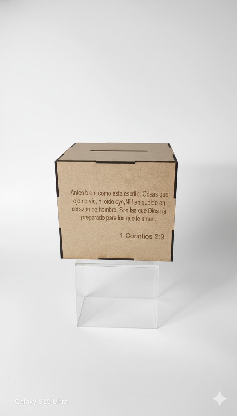 Cajas MDF  15x15x15 cm